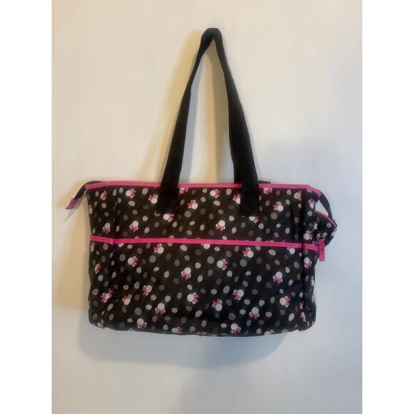 Disney Baby Minnie Mouse Diaper Bag 8
Pockets Black 4 Piece Accessory Set - Picture 3 of 12